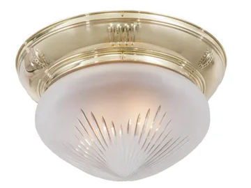 PANNON 25/2 - Brass ceiling light by Patinas Lighting - view 2